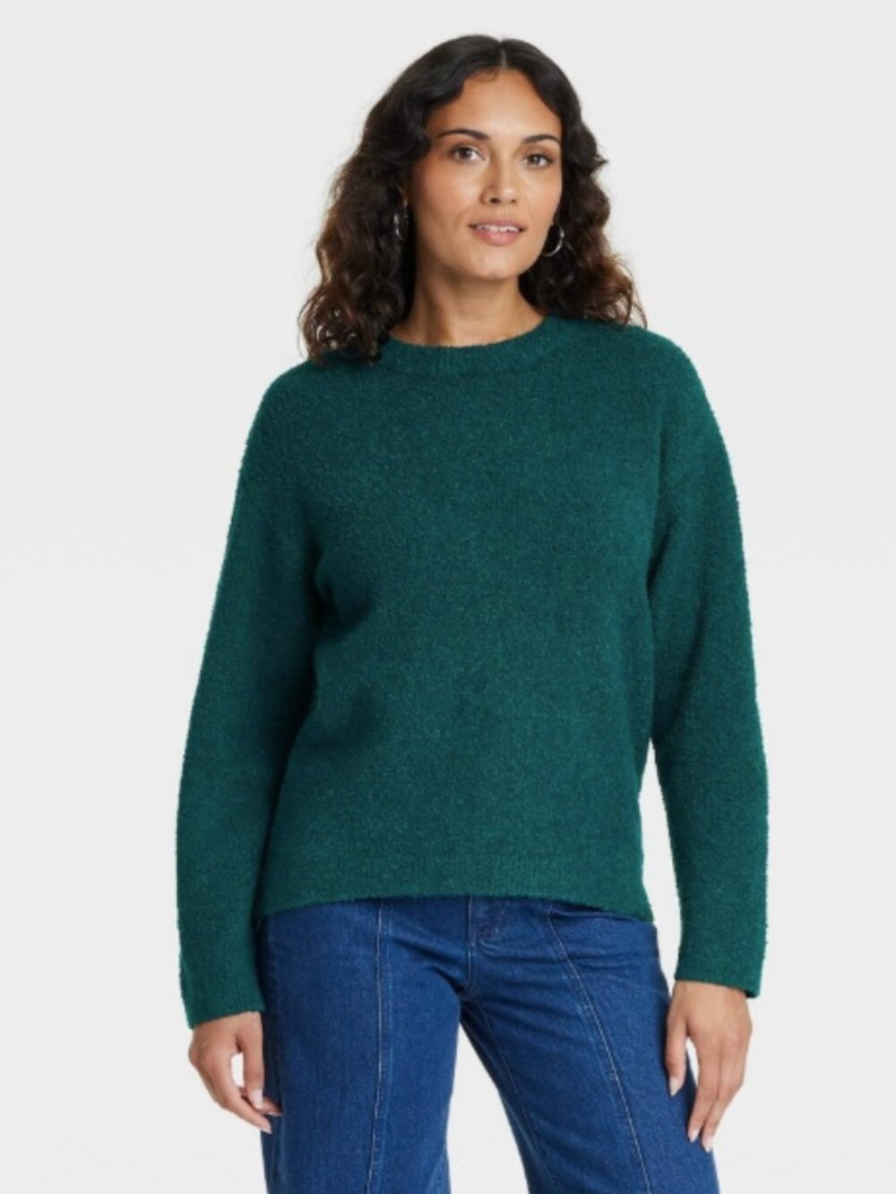 Women's Oversized Crewneck Pullover Sweater - Universal Thread